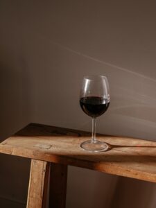 Verre de vin rouge COTES DE BOURG